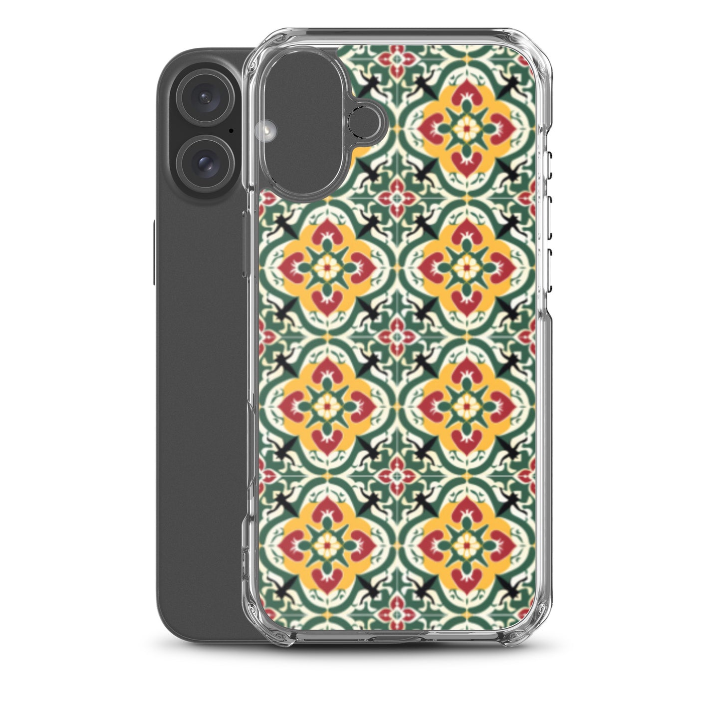 iPhone Case Colorful Traditional Maltese Cement Tile Pattern