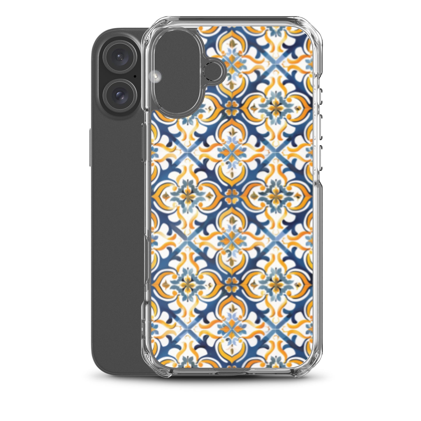 iPhone Case Colorful Spanish Tile Pattern