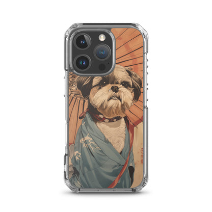 Ukiyo-e Style Shih Tzu iPhone Case
