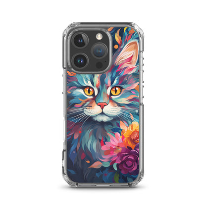 Painted Cat iPhone Case