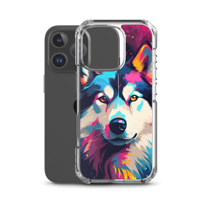 iPhone Case Painted Siberian Huskie