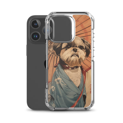 Ukiyo-e Style Shih Tzu iPhone Case