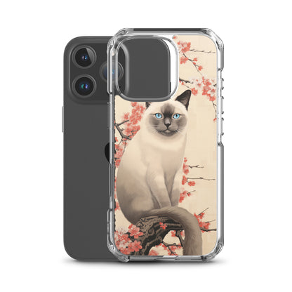 Ukiyo-e Siamese Cat iPhone Case