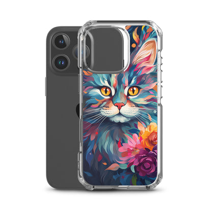 Painted Cat iPhone Case