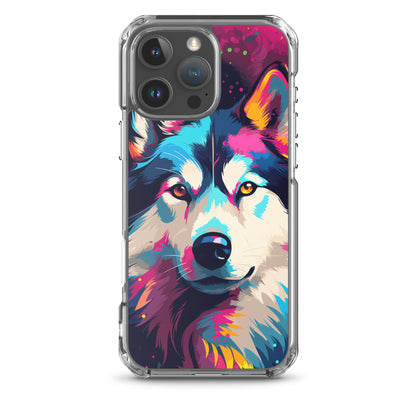 iPhone Case Painted Siberian Huskie
