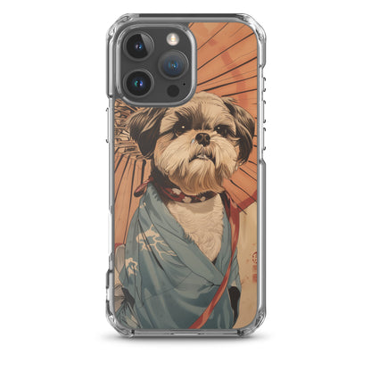 Ukiyo-e Style Shih Tzu iPhone Case
