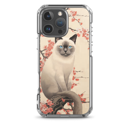 Ukiyo-e Siamese Cat iPhone Case