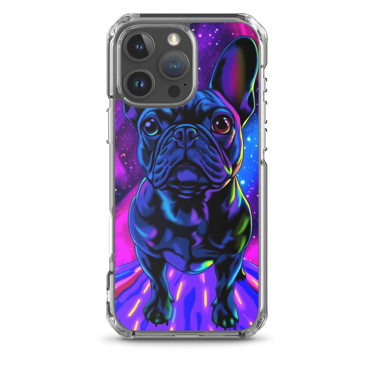 Cosmic French Bulldog iPhone Case