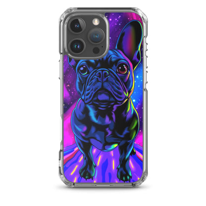 Cosmic French Bulldog iPhone Case