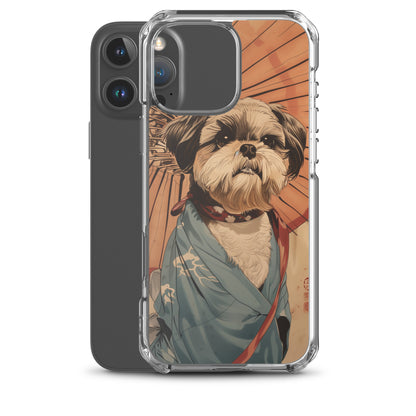 Ukiyo-e Style Shih Tzu iPhone Case
