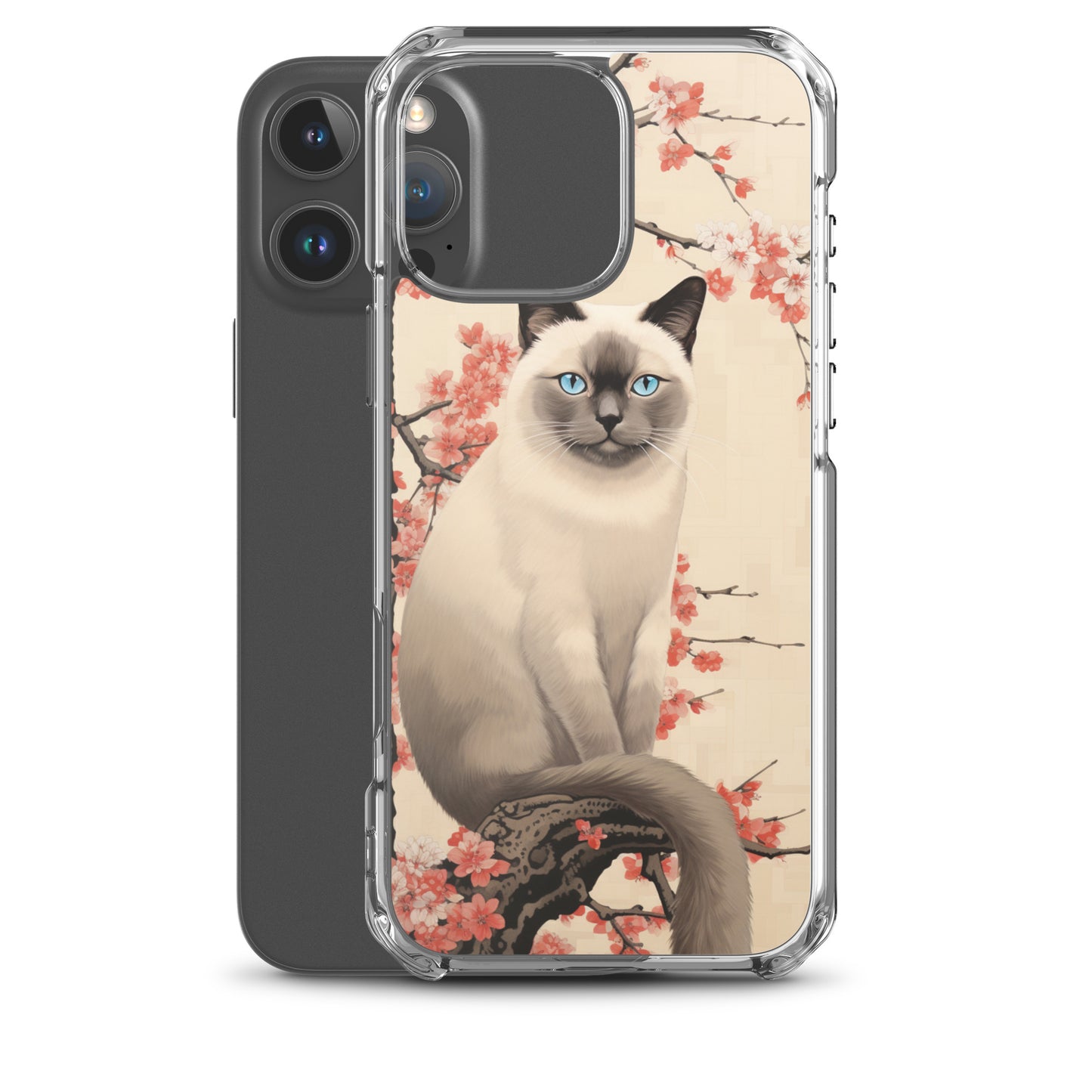 Ukiyo-e Siamese Cat iPhone Case