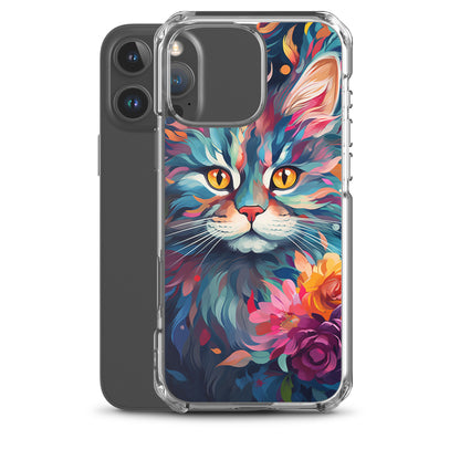 Painted Cat iPhone Case