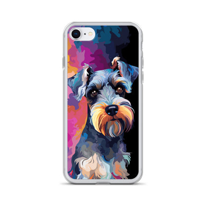 iPhone Case Painted Schnauzer