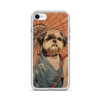 Ukiyo-e Style Shih Tzu iPhone Case