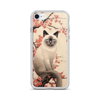 Ukiyo-e Siamese Cat iPhone Case
