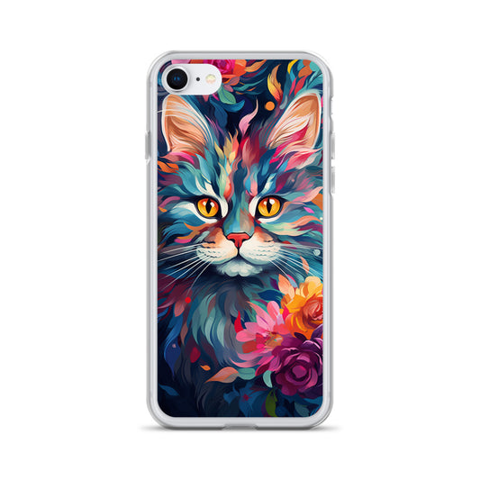 Painted Cat iPhone Case