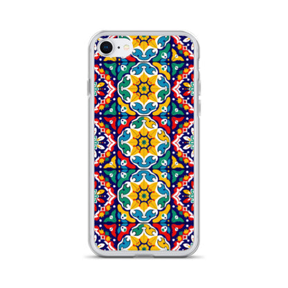 iPhone Case Talavera Tiles Red and Yellow