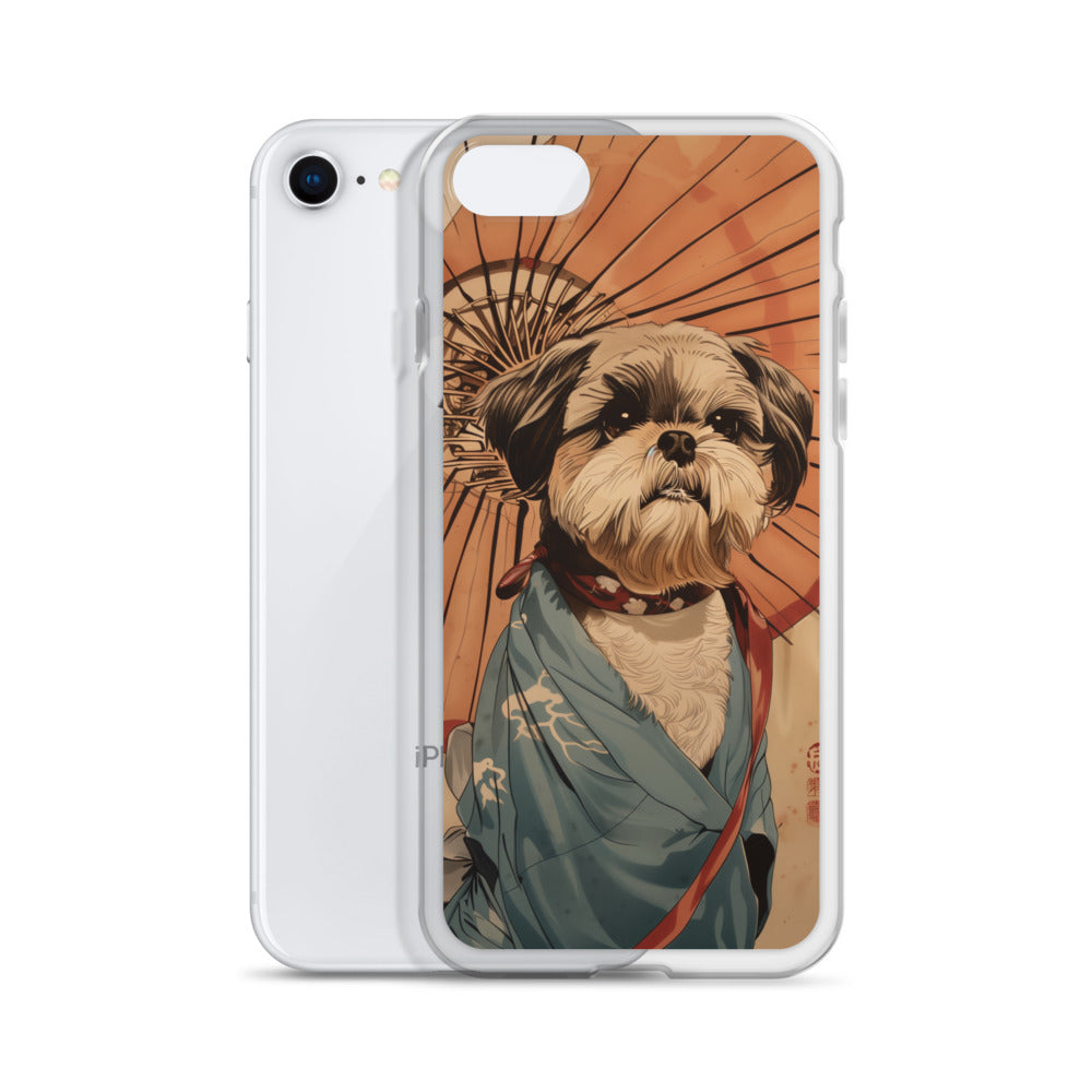 Ukiyo-e Style Shih Tzu iPhone Case