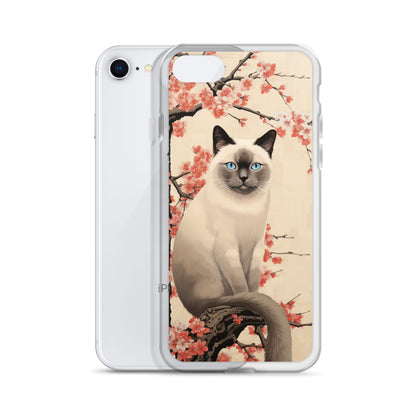 Ukiyo-e Siamese Cat iPhone Case