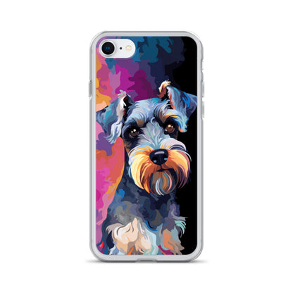 iPhone Case Painted Schnauzer