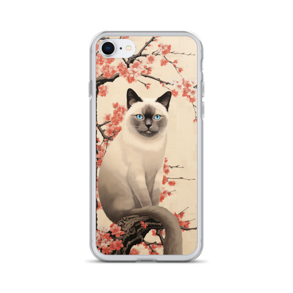 Ukiyo-e Siamese Cat iPhone Case