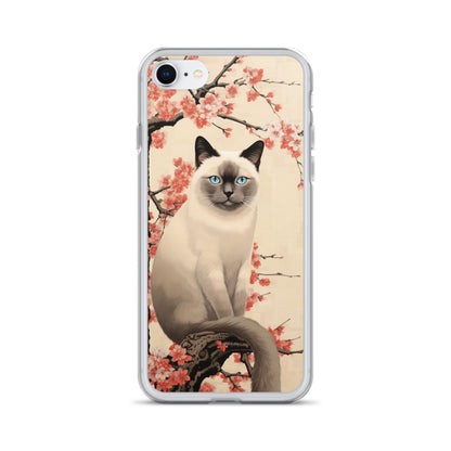 Ukiyo-e Siamese Cat iPhone Case