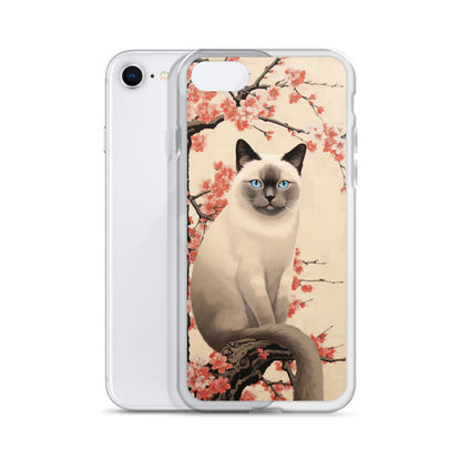 Ukiyo-e Siamese Cat iPhone Case