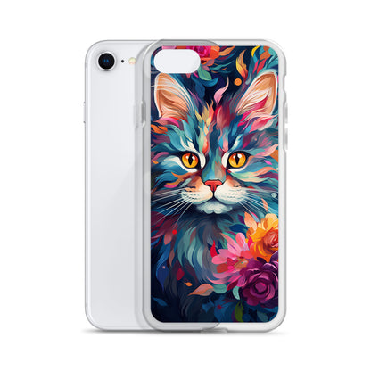 Painted Cat iPhone Case