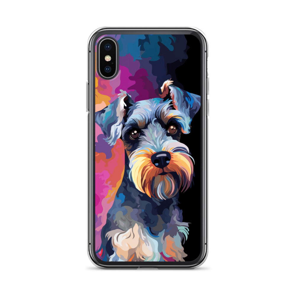 iPhone Case Painted Schnauzer