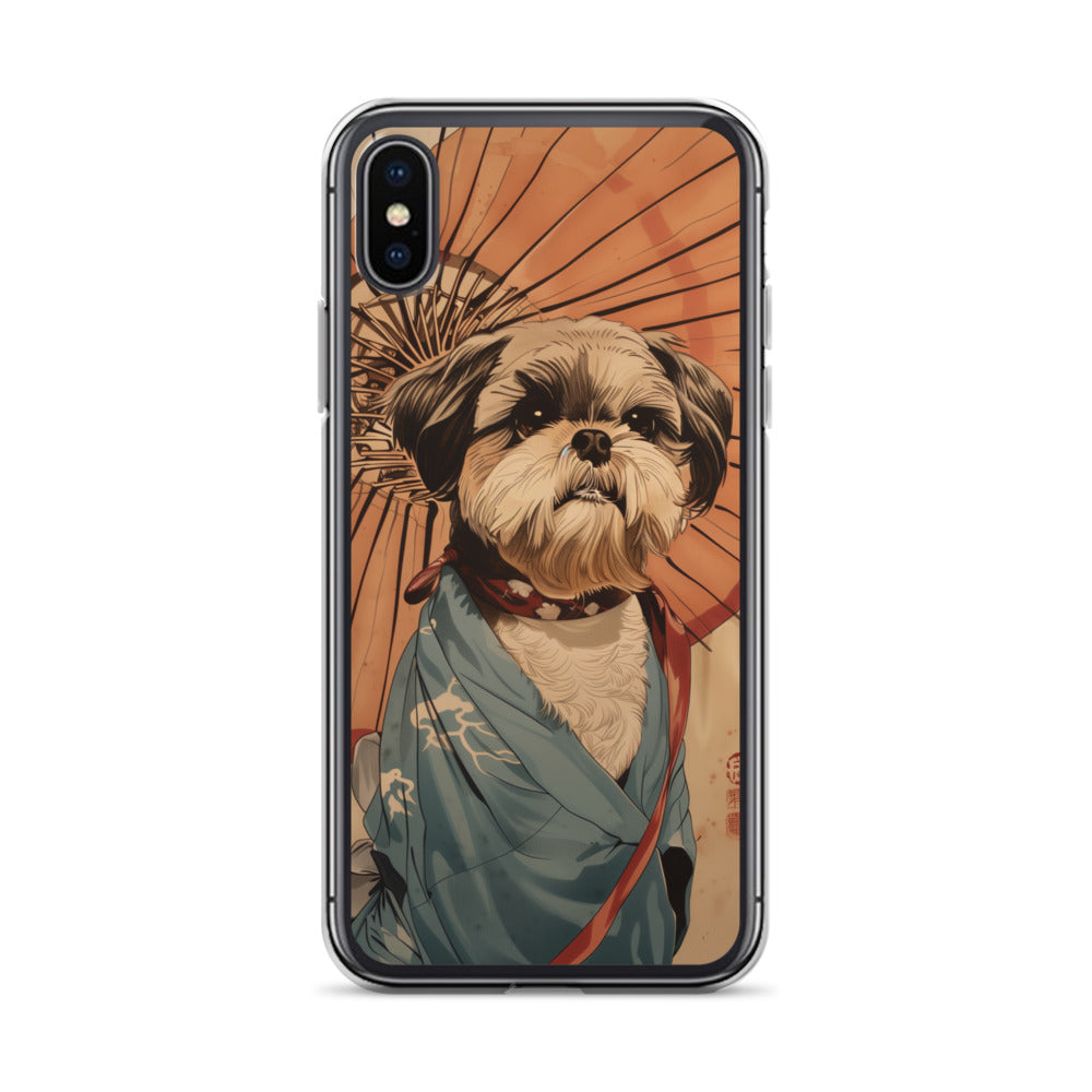 Ukiyo-e Style Shih Tzu iPhone Case