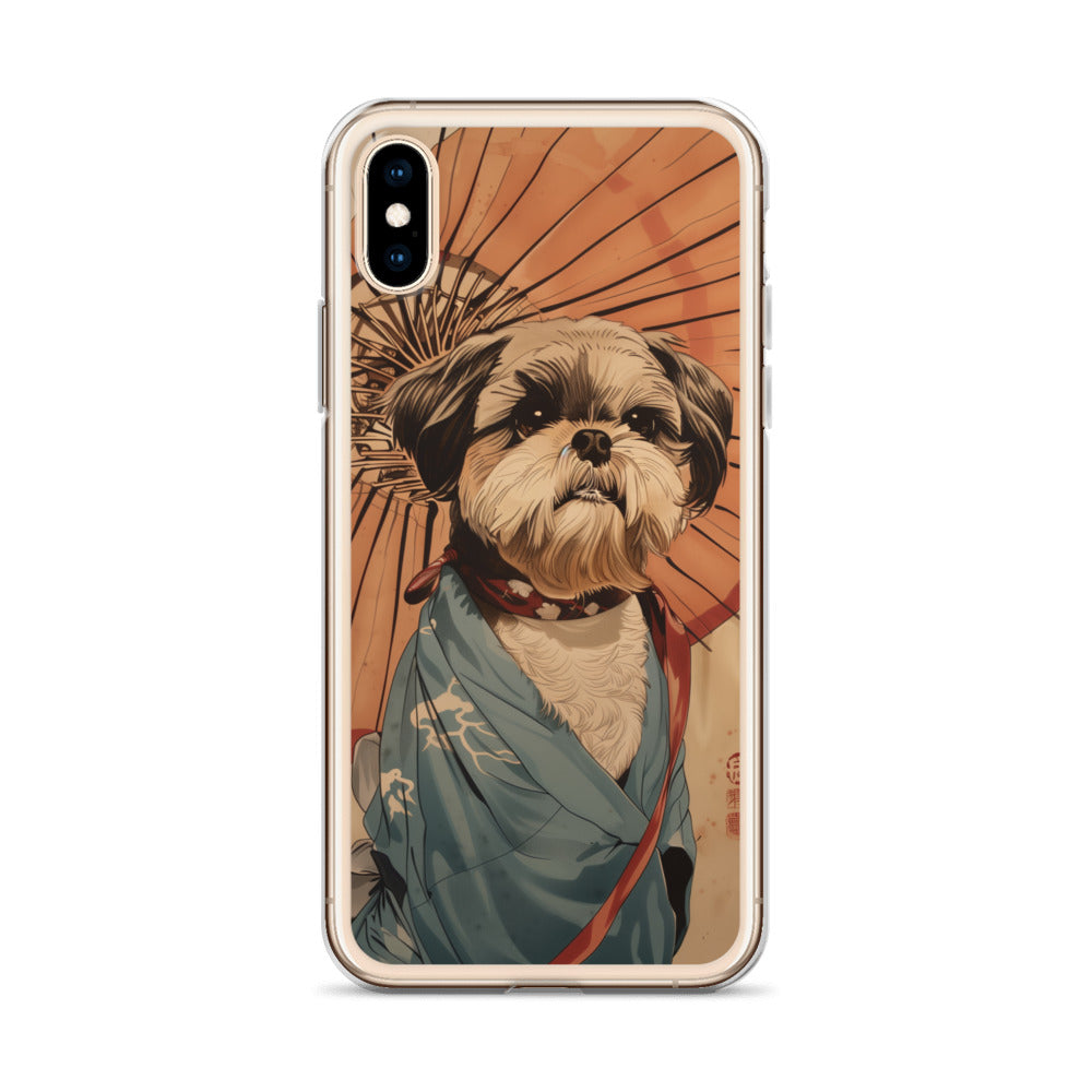Ukiyo-e Style Shih Tzu iPhone Case