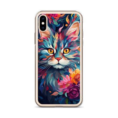 Painted Cat iPhone Case