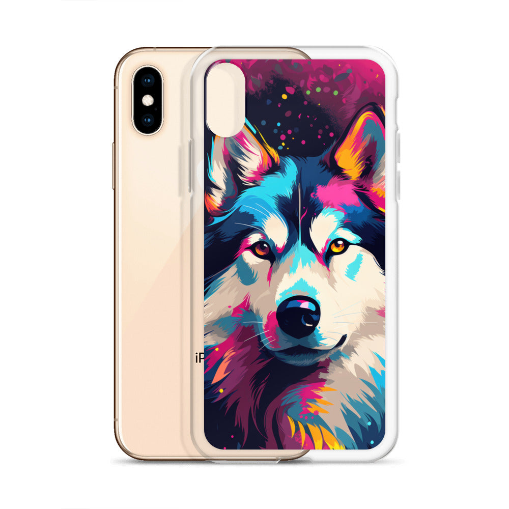 iPhone Case Painted Siberian Huskie
