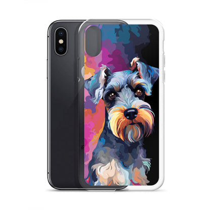 iPhone Case Painted Schnauzer
