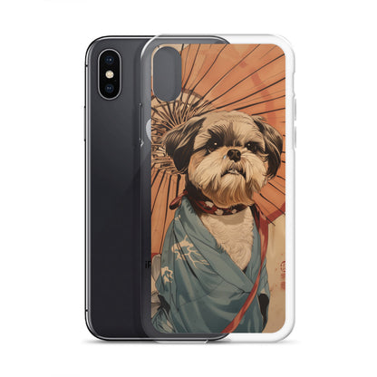 Ukiyo-e Style Shih Tzu iPhone Case