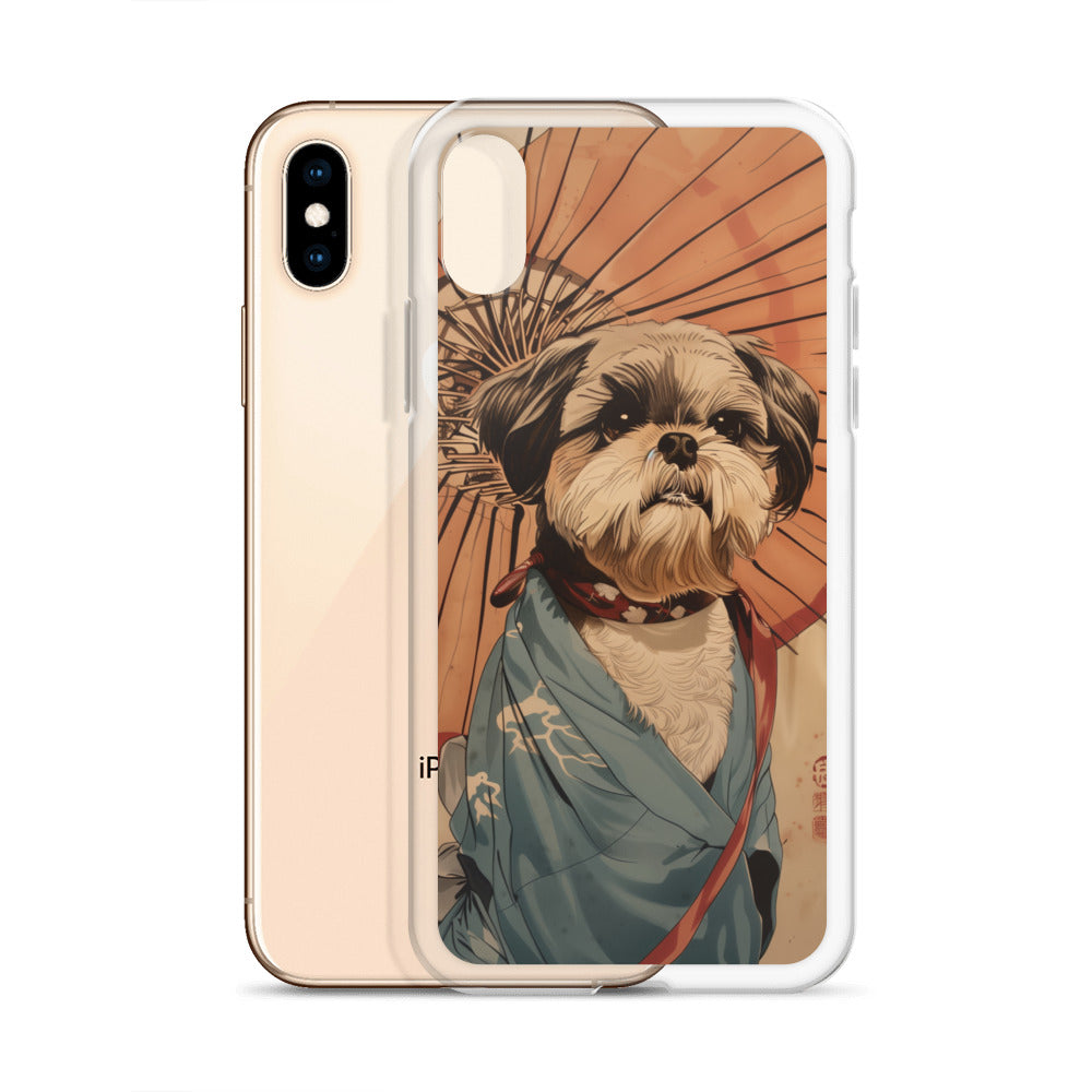 Ukiyo-e Style Shih Tzu iPhone Case