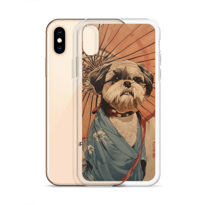 Ukiyo-e Style Shih Tzu iPhone Case