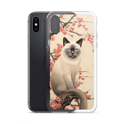 Ukiyo-e Siamese Cat iPhone Case