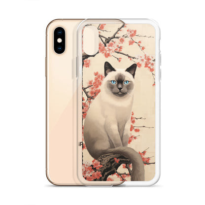 Ukiyo-e Siamese Cat iPhone Case