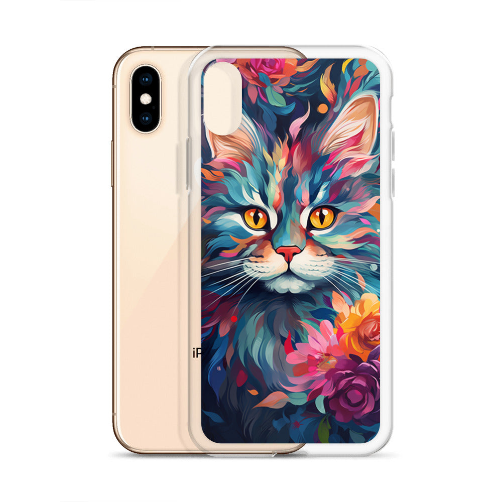 Painted Cat iPhone Case