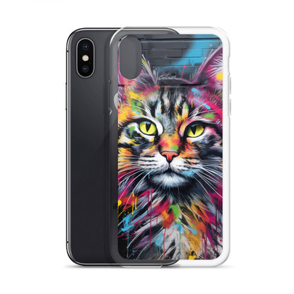 Graffiti Cat iPhone Case