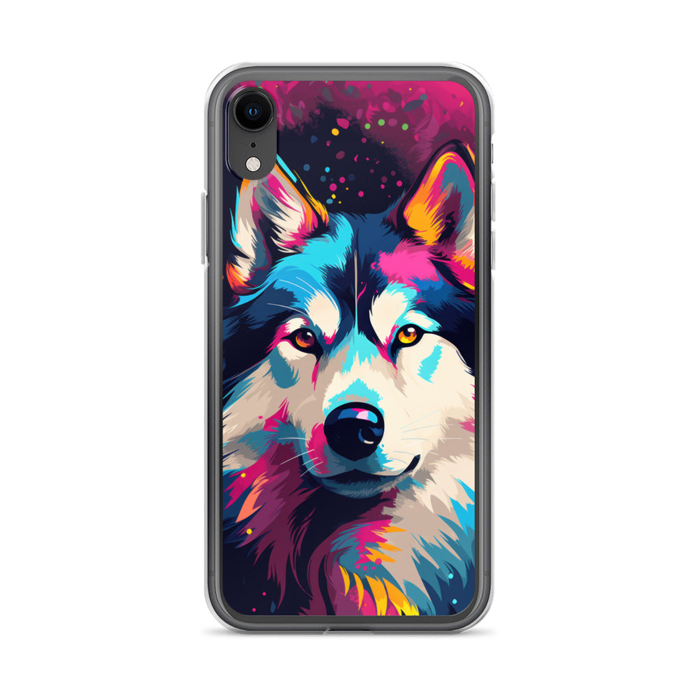 iPhone Case Painted Siberian Huskie