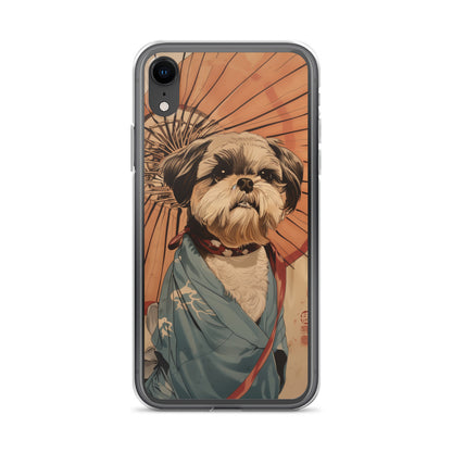 Ukiyo-e Style Shih Tzu iPhone Case