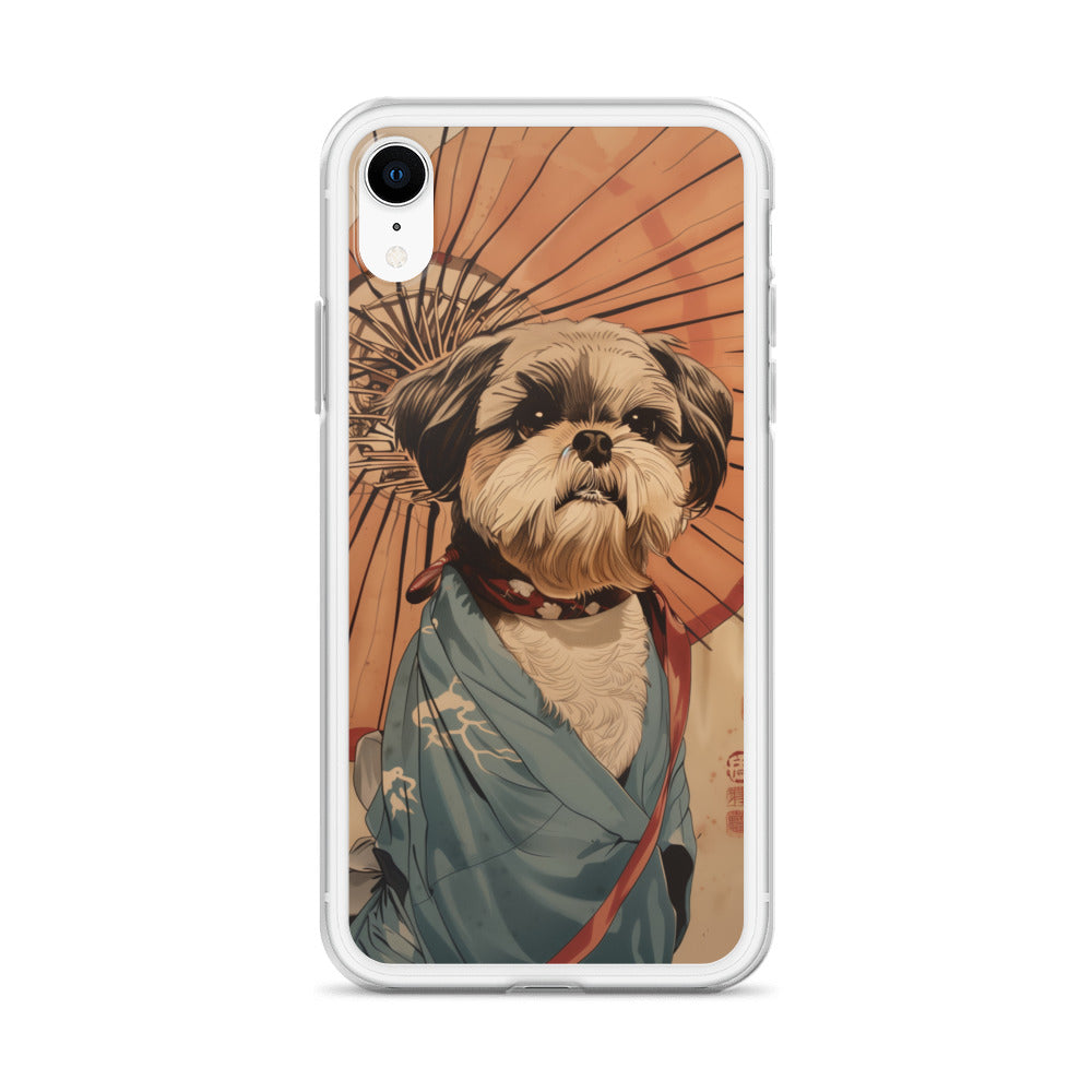 Ukiyo-e Style Shih Tzu iPhone Case