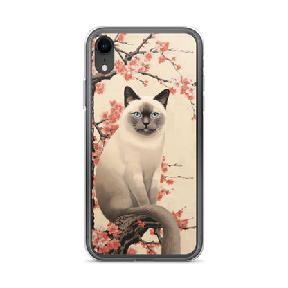 Ukiyo-e Siamese Cat iPhone Case
