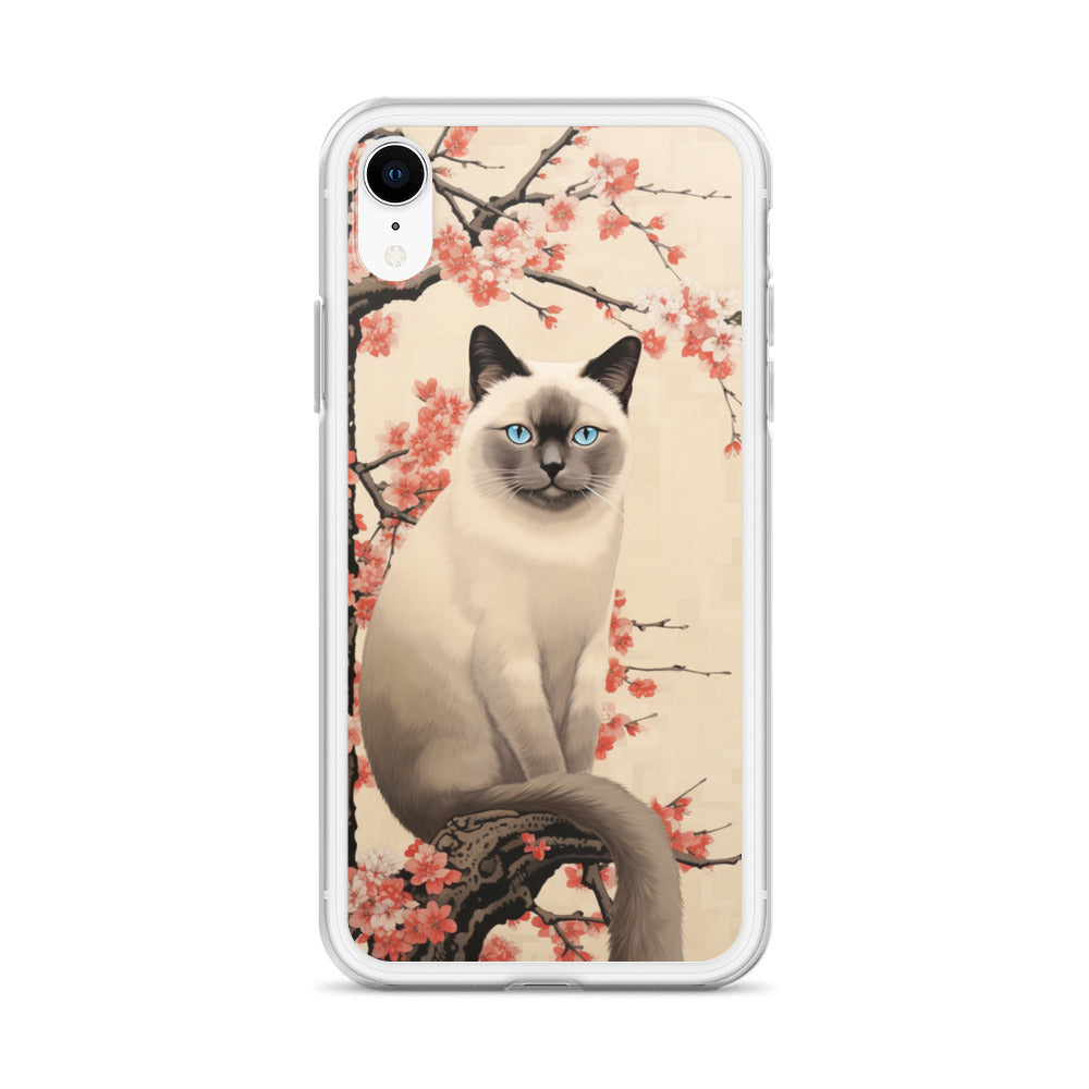 Ukiyo-e Siamese Cat iPhone Case