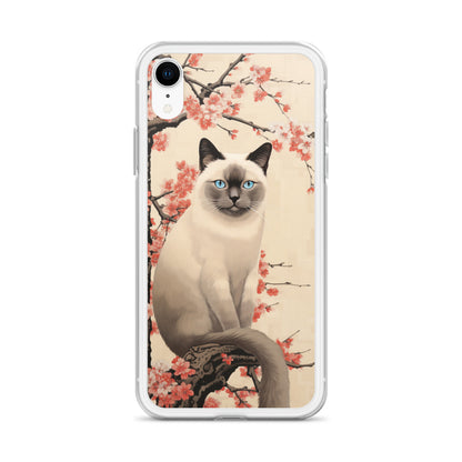 Ukiyo-e Siamese Cat iPhone Case