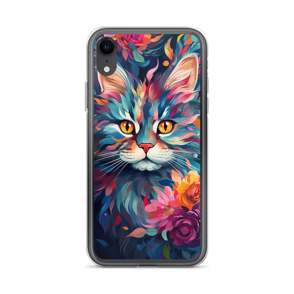 Painted Cat iPhone Case