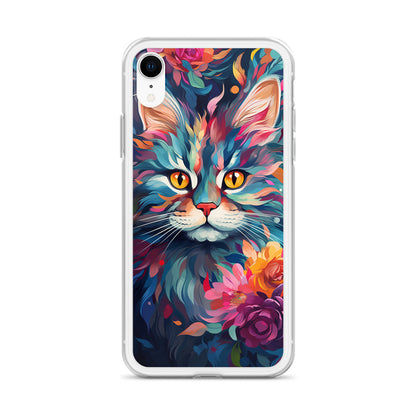 Painted Cat iPhone Case