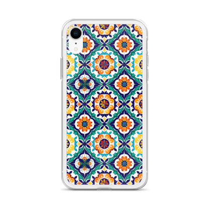 iPhone Case Talavera Tiles Green and Blue